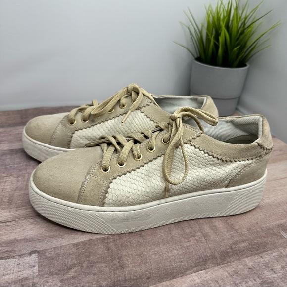 GEOX - Sneakers Beige - Size: 8 Italian Made - Picture 1 of 7